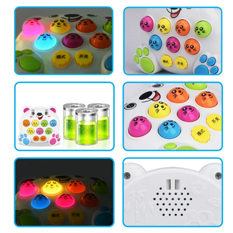 

New 2 Types Music Playing Hamster Toy Special New Large Electric Toy Children's Game Consoles Paternity Toy Gift For Children