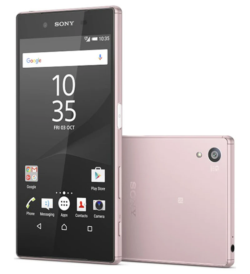 Разблокированный мобильный телефон sony Xperia Z5 E6653, GSM, 3G и 4G, Android, четыре ядра, 5,2 дюймов, 23 МП, wifi, gps, 32 ГБ rom