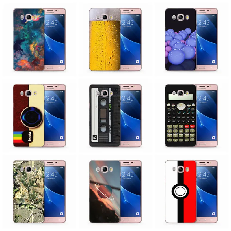 Чехол для Samsung Galaxy A3 A5 2016 2015 2017 prime J1 J3 J5 J7 ТПУ чехол с цветными цветочным рисунком