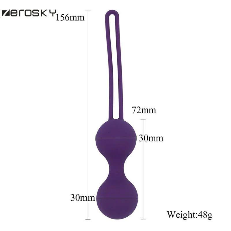 Вагинальные шарики Zerosky тренажер для тренировки мышц влагалища вибрирующий |