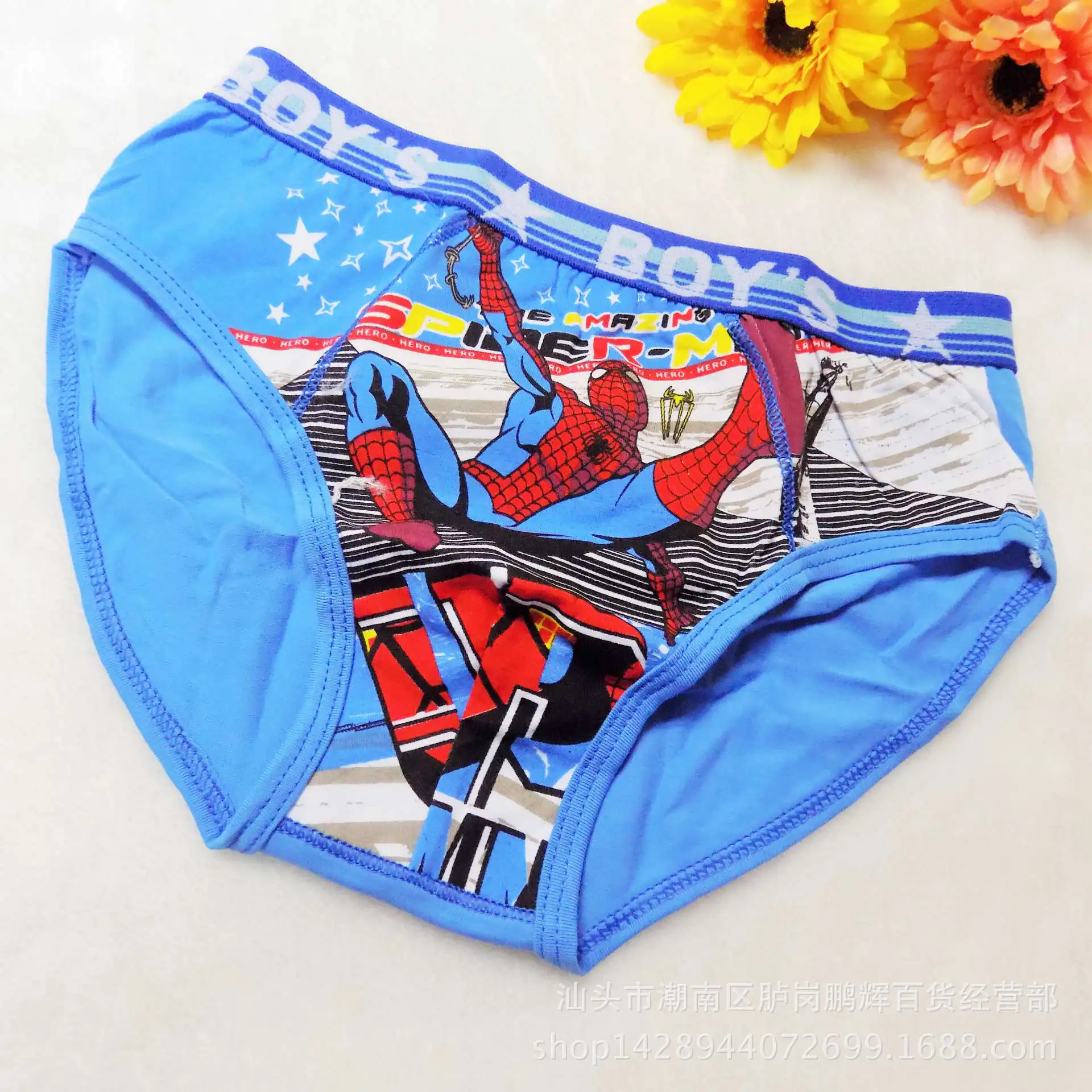 2 шт./партия трусы-боксеры для мальчиков Детские хлопковые трусы нижнее белье с