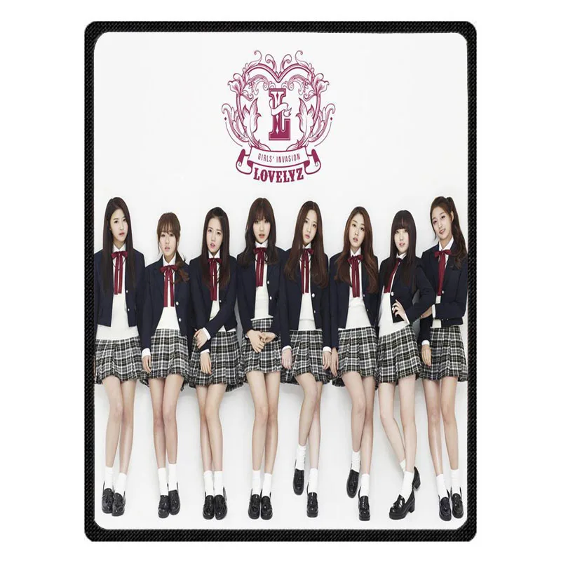 lovelyz Throw Blankets Customized Blanket Manta Coral Flannel Sofa/Couch Bed/Plane Travel Foot Coverlet | Дом и сад