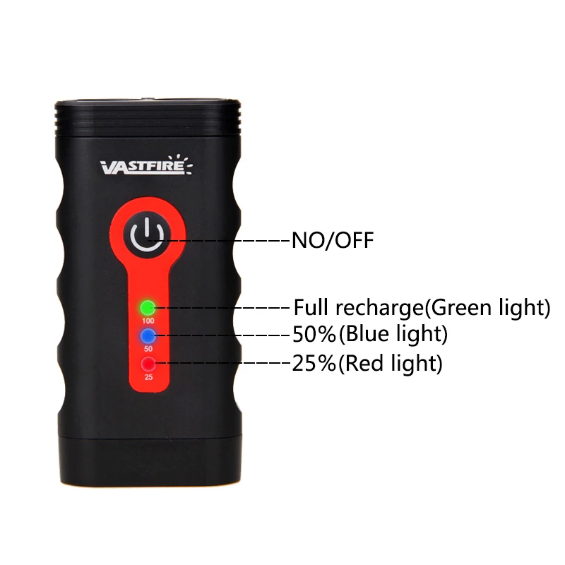 VastFire Rechargeable MTB Bike Light 2 LED lamp beads Bicycle light Lamp USB Front Headlight Cycling | Спорт и развлечения