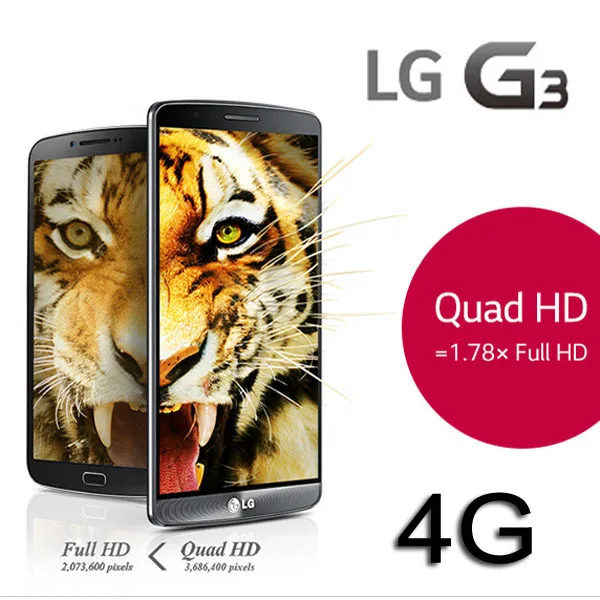 LG G3 F400 D855 Восстановленный мобильный телефон Android OS 4 13MP 5 &quot4G Selfie Phone Original|cellphone