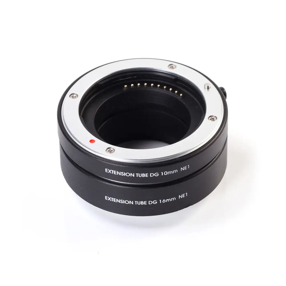 

FOTGA Metal Mount Macro AF Auto Focus Extension Tube Ring 10mm+16mm Set DG for Sony NEX E Mount NEX NEX-6 NEX3 NEX5 Camera
