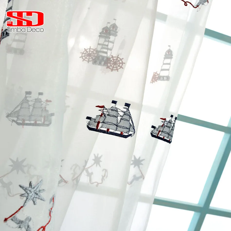 Шторы из хлопка и льна с мультяшной вышивкой для детской спальни детские