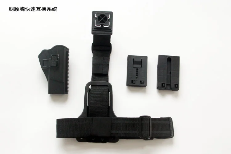 Gun Holster Multifunction Leg Waist Chest Holster Platform Hunting Tactical Gun Case Airsoft Glock/92/92G/64/77/54/NP22/Revolver