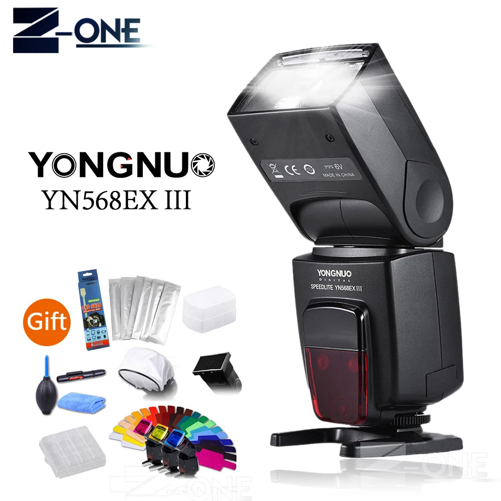 Yongnuo YN568EX III YN 568EX 2 4G Беспроводная TTL HSS Вспышка Speedlite для Canon 5D II 6D 7D 60D 80D 90D 550D 600D