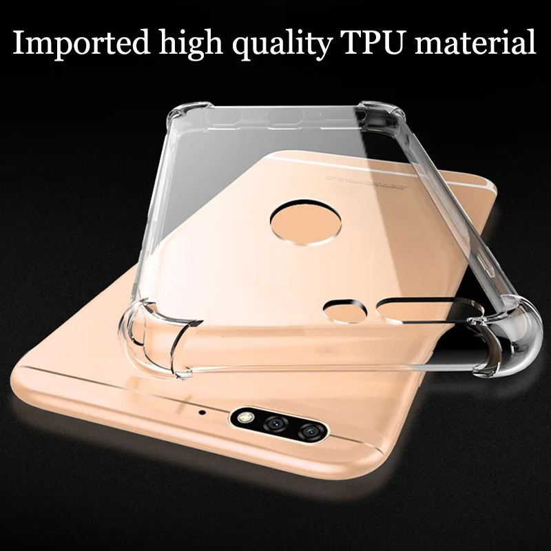 

For Huawei Honor 7C case transparent soft back cover For Huawei Honor 7C play shell Honor7C case cover LND-AL30 full capas