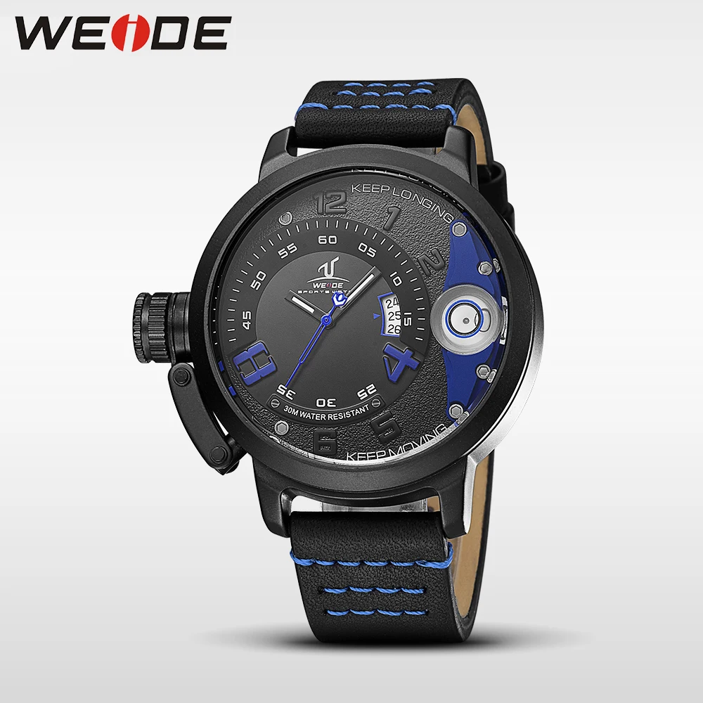 Часы WEIDE menelectronics Кварцевые спортивные наручные часы из натуральной