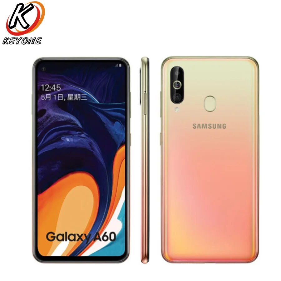 Бренд Samsung Galaxy A60 LTE мобильный телефон 6 3 дюйма ГБ ОЗУ 128 Гб ПЗУ Восьмиядерный
