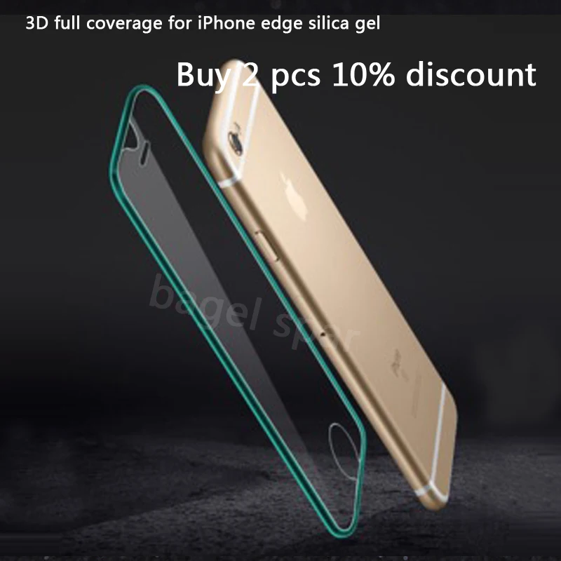 Закаленное стекло для iPhone 6 Защита экрана iphone 7 из ТПУ 8 3D полное покрытие