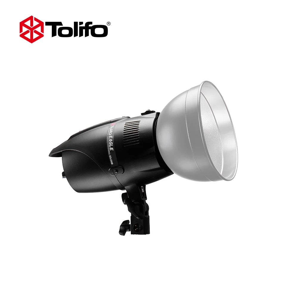 Tolifo EG 250B 5600K фотостудия стробоскоп фотовспышка 250 Вт Студия Flashgun с креплением Bowens