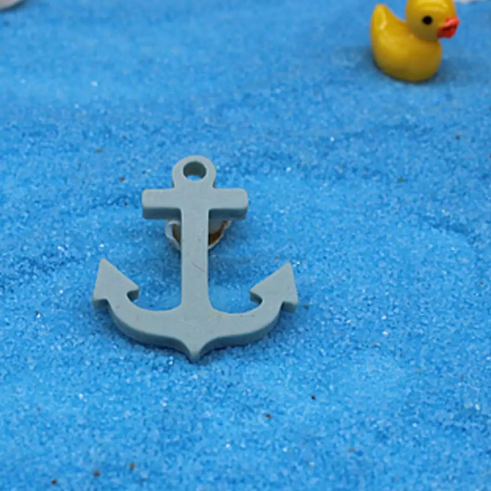 10 шт./лот пляжный стиль трехмерный мини якорь садовое украшение микро