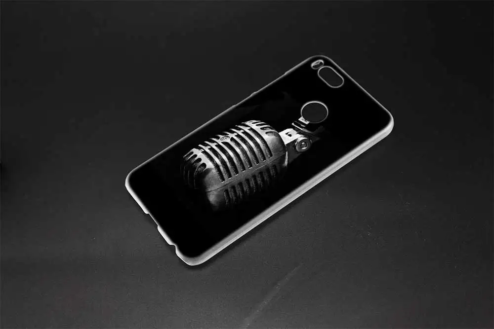 Шели Музыка микрофон жесткий чехол для телефона для Xiaomi 5X A1 redmi note 4x 5A 5 pro redmi 4a 4x 5a 5plus 6a 6pro 9 8 Note7