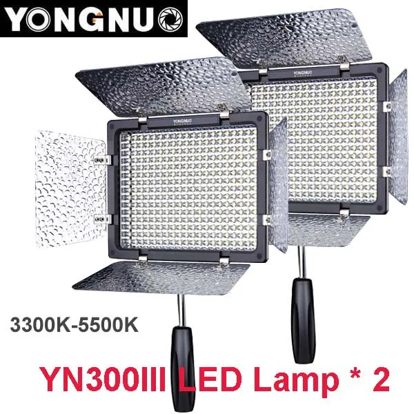 Светодиодная лампа Yongnuo YN300 III YN 300 lIl 3200k 5500K CRI95 + Pro с дистанционным управлением