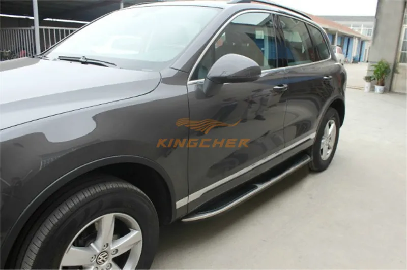 Подножка из нержавеющей стали боковая подножка Nerf для VW Volkswagen Touareg 2011 2012 2013 2014 |