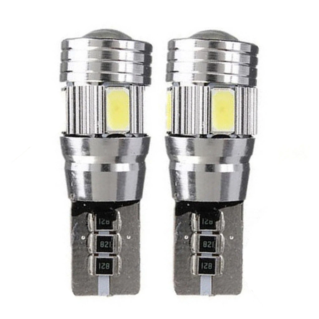 2 шт. 5630 Светодиодный автомобильный светильник 6 SMD HID боковой клиновидный