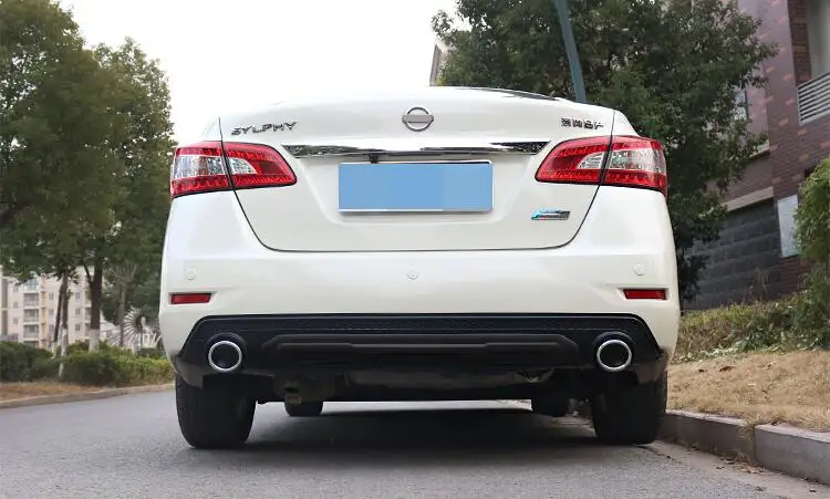 Для Nissan Sentra SYLPHY защита выхлопного отверстия заднего бампера подходит 2012/2013// Sentra Body набор бампер задний спойлер