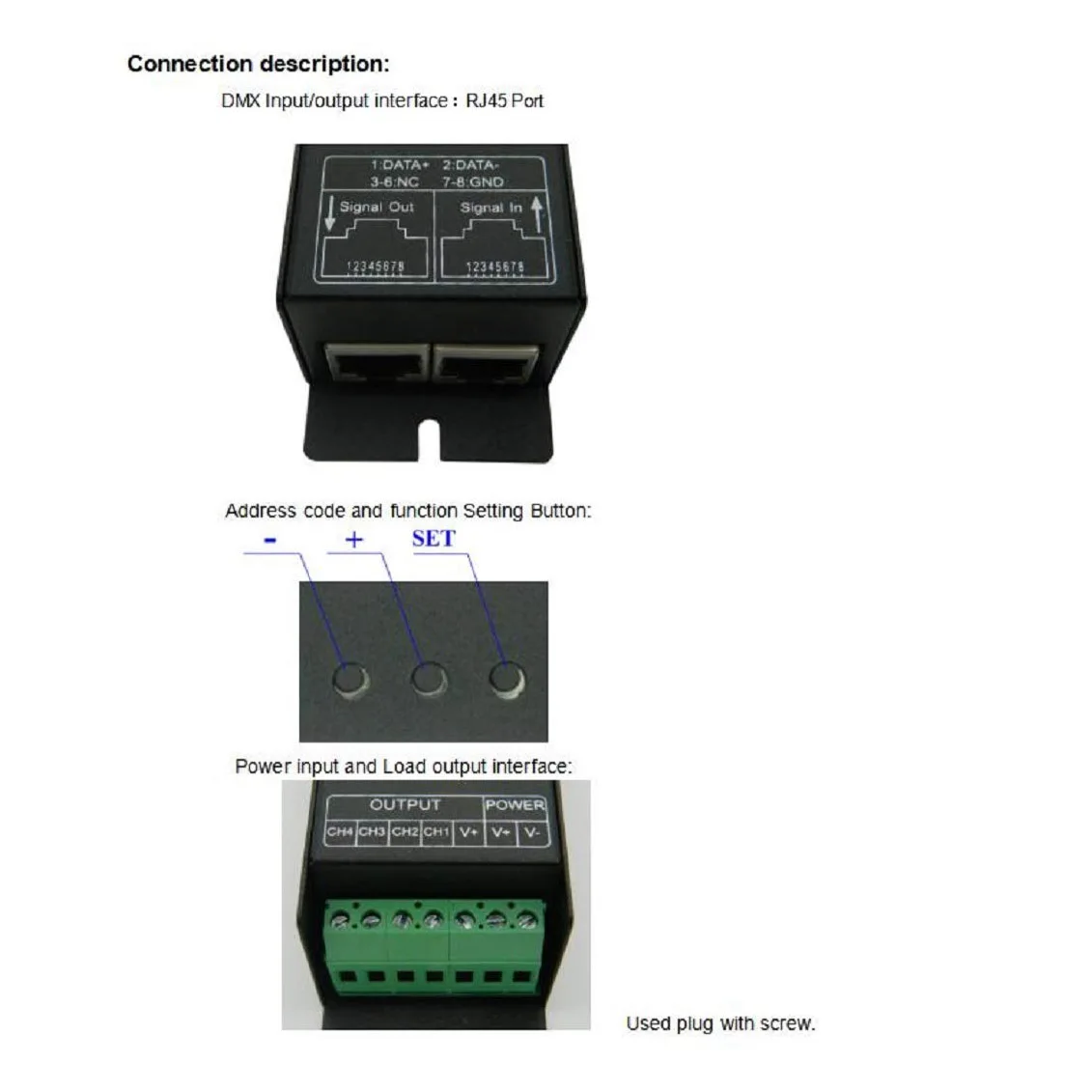 DMX контроллер для светодиодов с дисплеем цифровой трубки Dmx512 декодер драйвер диммер постоянного тока 12 24 В 3X4A для Rgb Светодиодные полосы света(3 канала