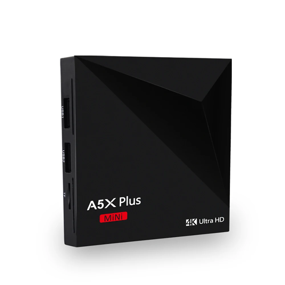 A5X Plus Мини Android 8,1 ТВ приставка RK3328 четырехъядерный 1 ГБ 8 ГБ USB 3,0 100 м LAN Wifi Смарт ТВ приставка VP9 H.265 HDR10 4K HD медиаплеер