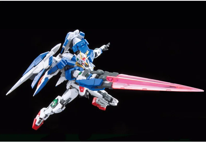 Bandai подлинный RG 1/144 аниме HG 00 Raiser Gundam GN-0000 модель собранная 13 см 00R робот фигурка gunpla мультфильм детские игрушки