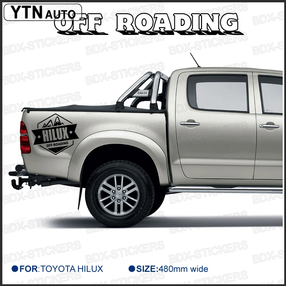 Наклейка для автомобиля 2 шт. задний багажник задние ворота 4X4 внедорожные