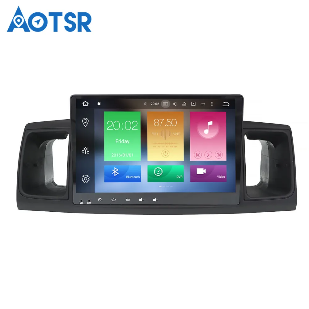 Aotsr Android 8 0/7 1 GPS навигация автомобиля нет DVD плеер для Toyota Corolla EX 2001 2006 мультимедиа