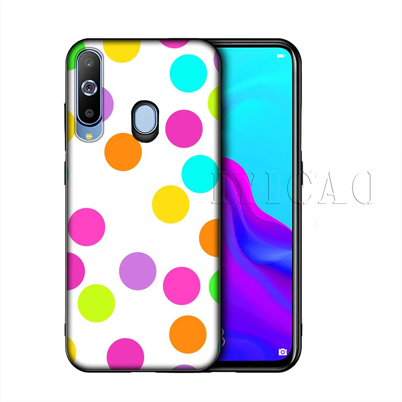 IYICAO розовый горошек ведущий Мягкий силиконовый чехол для Samsung Galaxy A70 A60 A50 A40 A30 A20 A10
