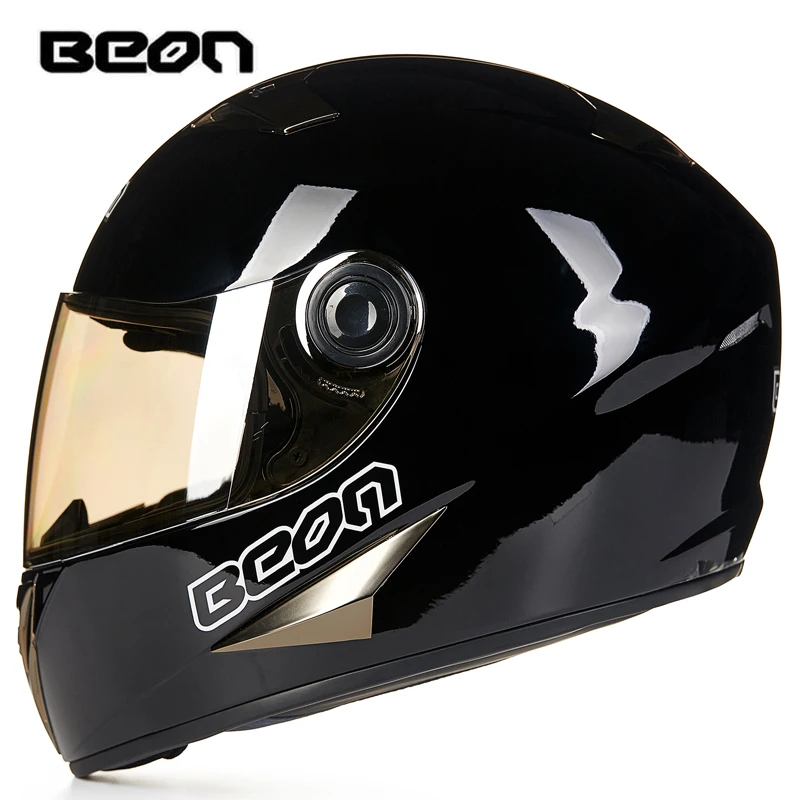 Brand BEON Full Face Helmet retro Motorcycle Helmets Classic Kart Racing helmet motociclistas capacete ECE Approved B-500 | Автомобили и