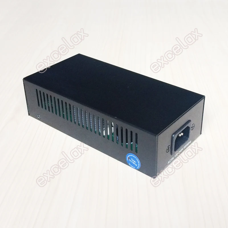 1000 м гигабитный Однопортовый IEEE802.at 4 пары 56 в 60 Вт AC100 ~ 240 В высокомощная сеть PoE