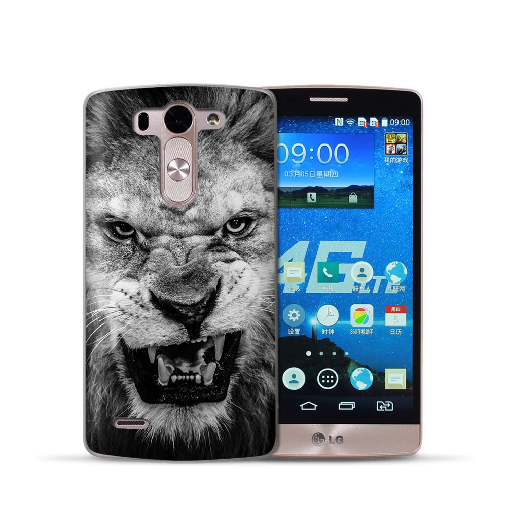 Чехол Weldone с изображением тигра льва для LG Q6 G6 X Power 2 Screen G4 G5 Q8 K7 K8 K10 2017 мягкие