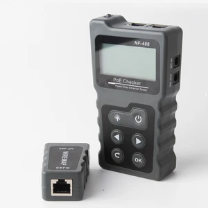 NOYAFA устройство для проверки сети с ЖК-дисплеем PoE через Ethernet cat5 cat6 инструмент для проверки кабеля Lan