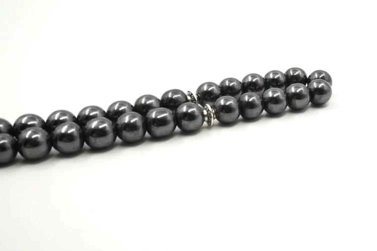 Мужской Tasbih натуральный гематит металлическая кисточка дешевая цена и хорошее качество молитвенные бусины 33 66 99 бусины ислам камень четки