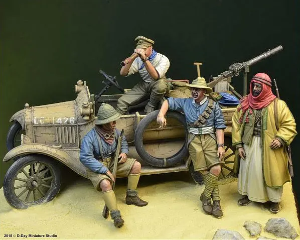 1/35 весы WW2 британская армия 4 человека товары для автомобилей (за исключением