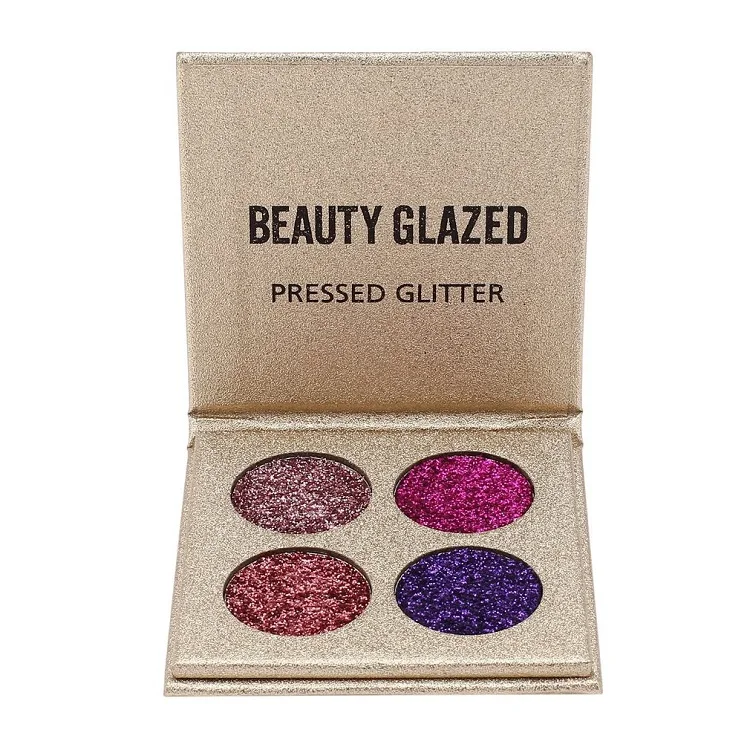 as picture show Красота глазурованные тени для век Палитра Косметика Макияж водонепроницаемый натуральный блеск светящиеся матовые мерцающие тени для век Палитра пудра - Цвет: as picture show