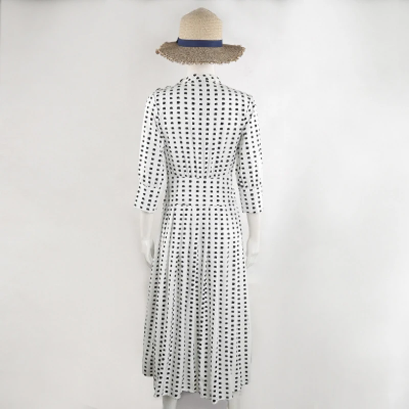 ORINERY 2019 Новинка весны три четверти Летнее платье для девочек высокого качества с