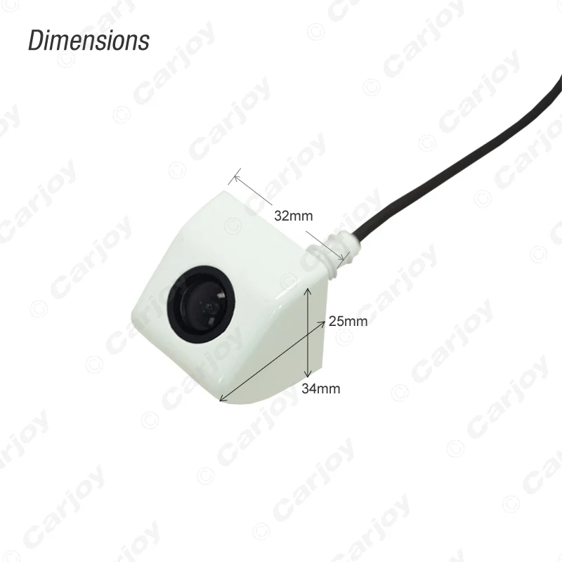 Универсальная парковочная камера заднего вида LEEWA из нержавеющей стали белая