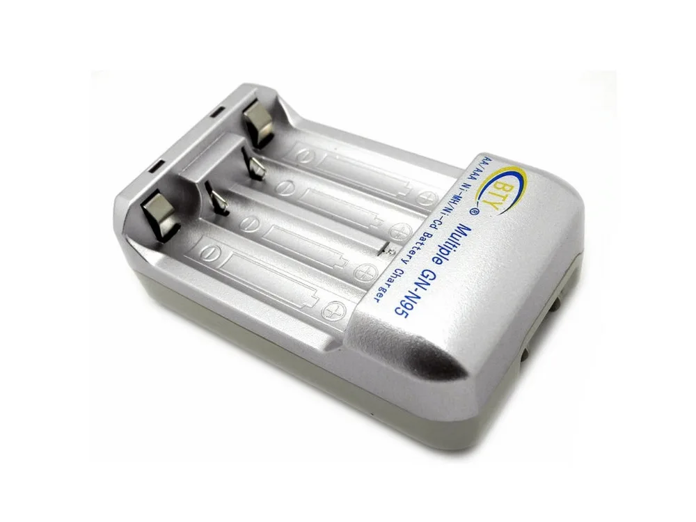 BTY N95 Hi-speed Quick AA AAA Rechargeable Battery EU Charger +BTY 4x 1350 series 350mAh 1.2V NI-MH | Электроника