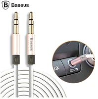 baseus 3 5mm jack aux cable for car gold plated audio cable jack 3 5 male male speaker cable for car headphone for iphone mp3mp4