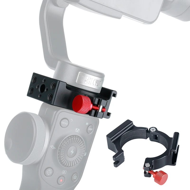 Zhiyun Smooth 4 аксессуары переходное кольцо с холодным башмаком для Gimbal Mount микрофон