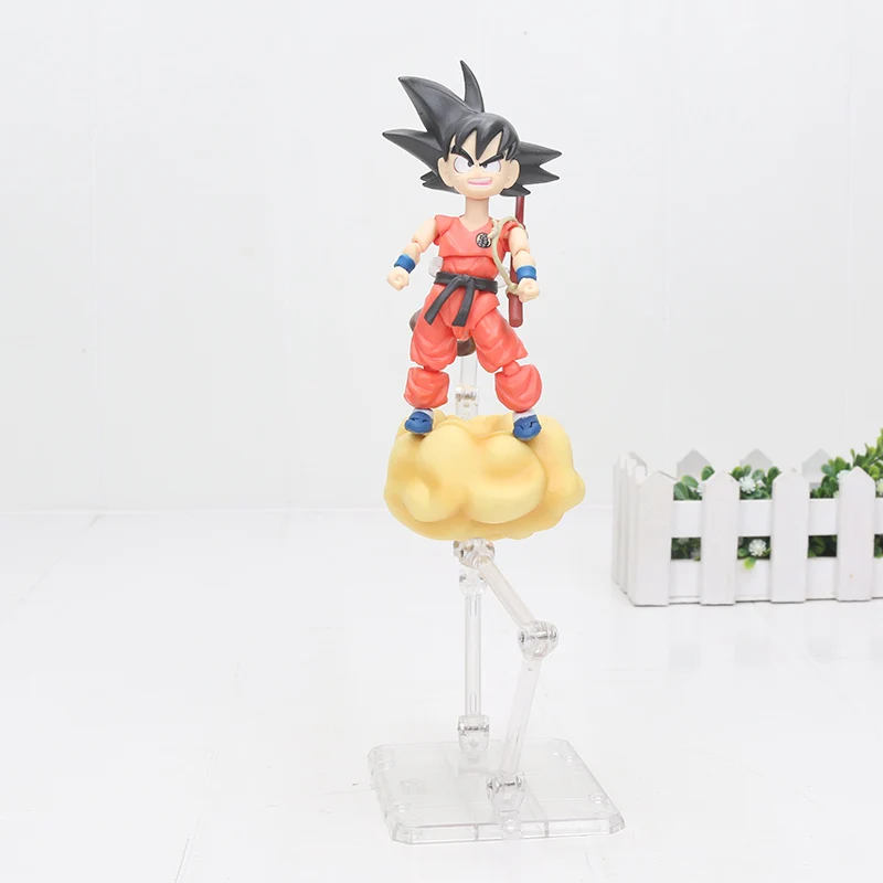 16 см аниме Dragon Ball Z Fukkatsu F Супер Saiyan Бог SS vegeta стволы Гоку Драконий жемчуг фигурка игрушка подарок - Цвет: childgoku