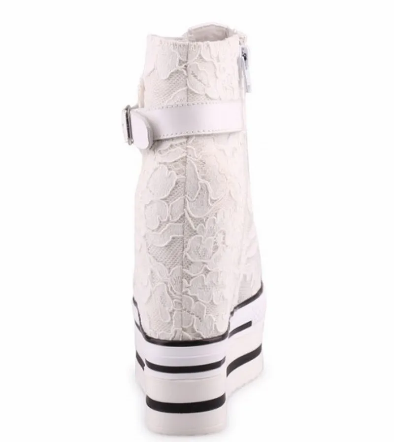 Новый женская обувь женщина платформы высокие каблуки открытым носком босоножки