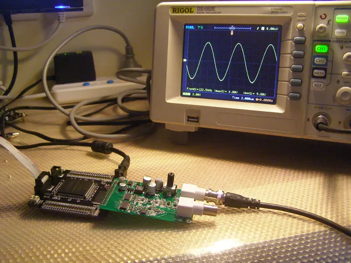 Alinx высокоскоростной AD Модуль DA модуль сбора данных источник сигнала FPGA Черное золото макетная плата AN108