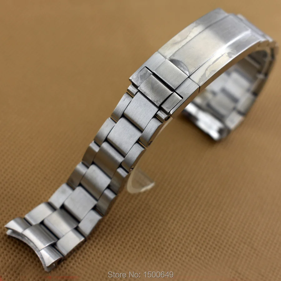 Мужские часы 20 мм 316L из нержавеющей стали|folding clasp|steel strapstainless watch band |
