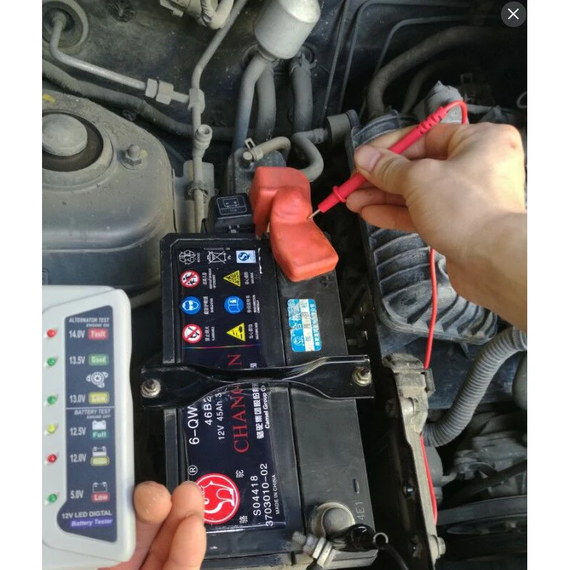 Автомобильный диагностический инструмент для аккумулятора автомобиля 12 В