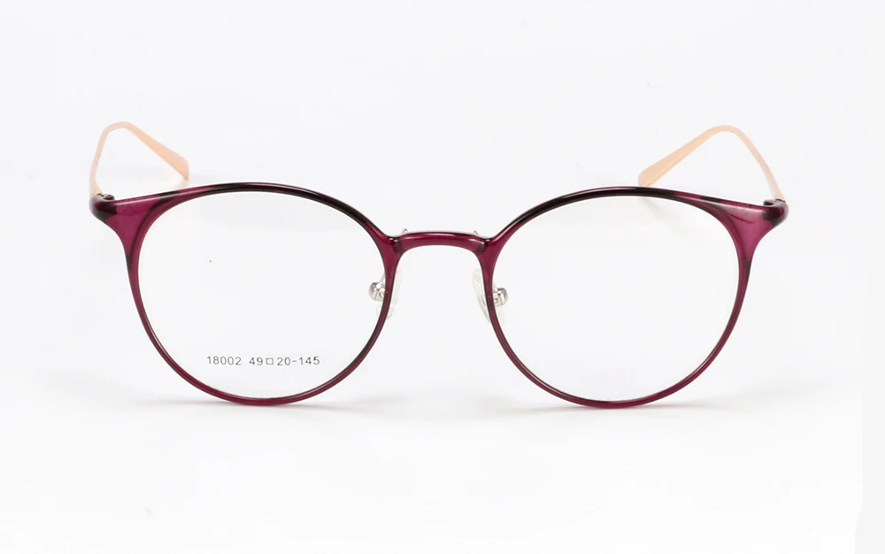 Yong Lan TR90 Round Glasses Frame With Myopia Prescription lens Women Assembly Customized Optical Astigmatism Anti Reflective |