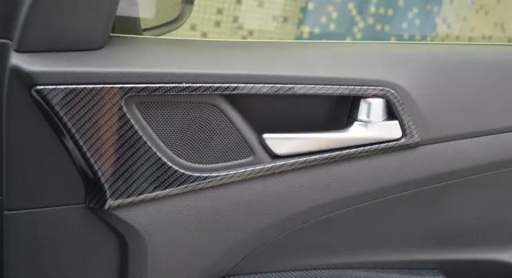 4 шт./компл. Автомобильная Внутренняя дверь боковая ручка Чаша отделка рамка