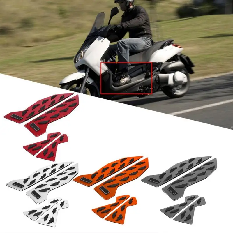 Пара алюминиевых подножек для мотоцикла подножки ног Yamaha NMAX155 NMAX125 2015 2016 2017
