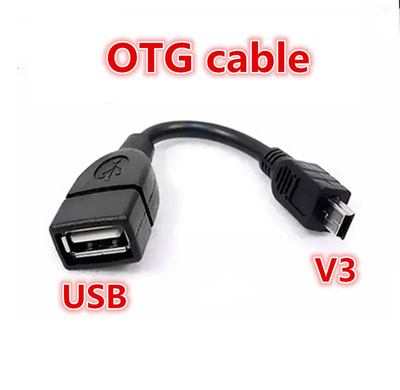 Переходник с USB 2 0 на Mini 5P OTG V3 кабель для передачи данных автомобильного